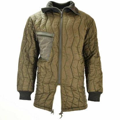 German army parka jacket with lining in Flecktarn print