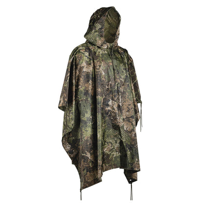 MIL-TEC lightweight waterproof poncho in ripstop fabric