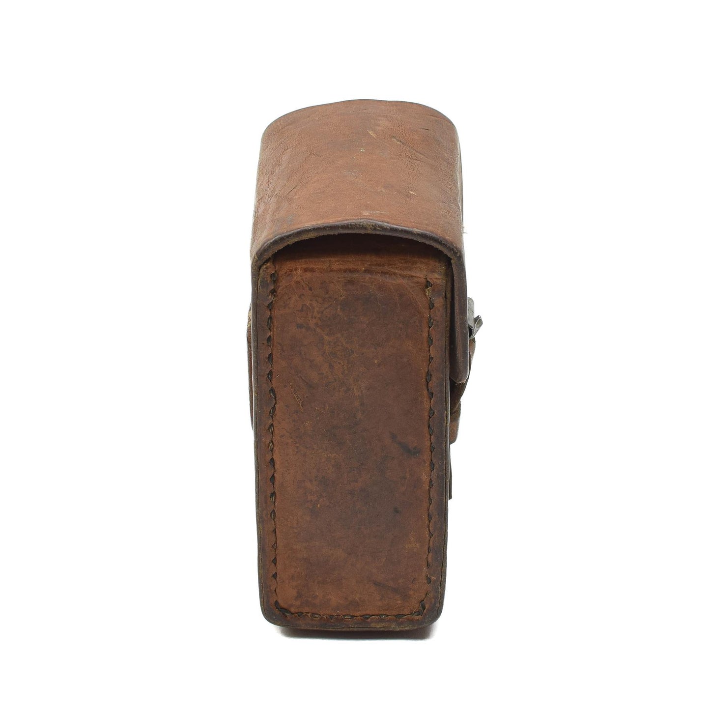 Swedish military vintage leather magazine holster Brown