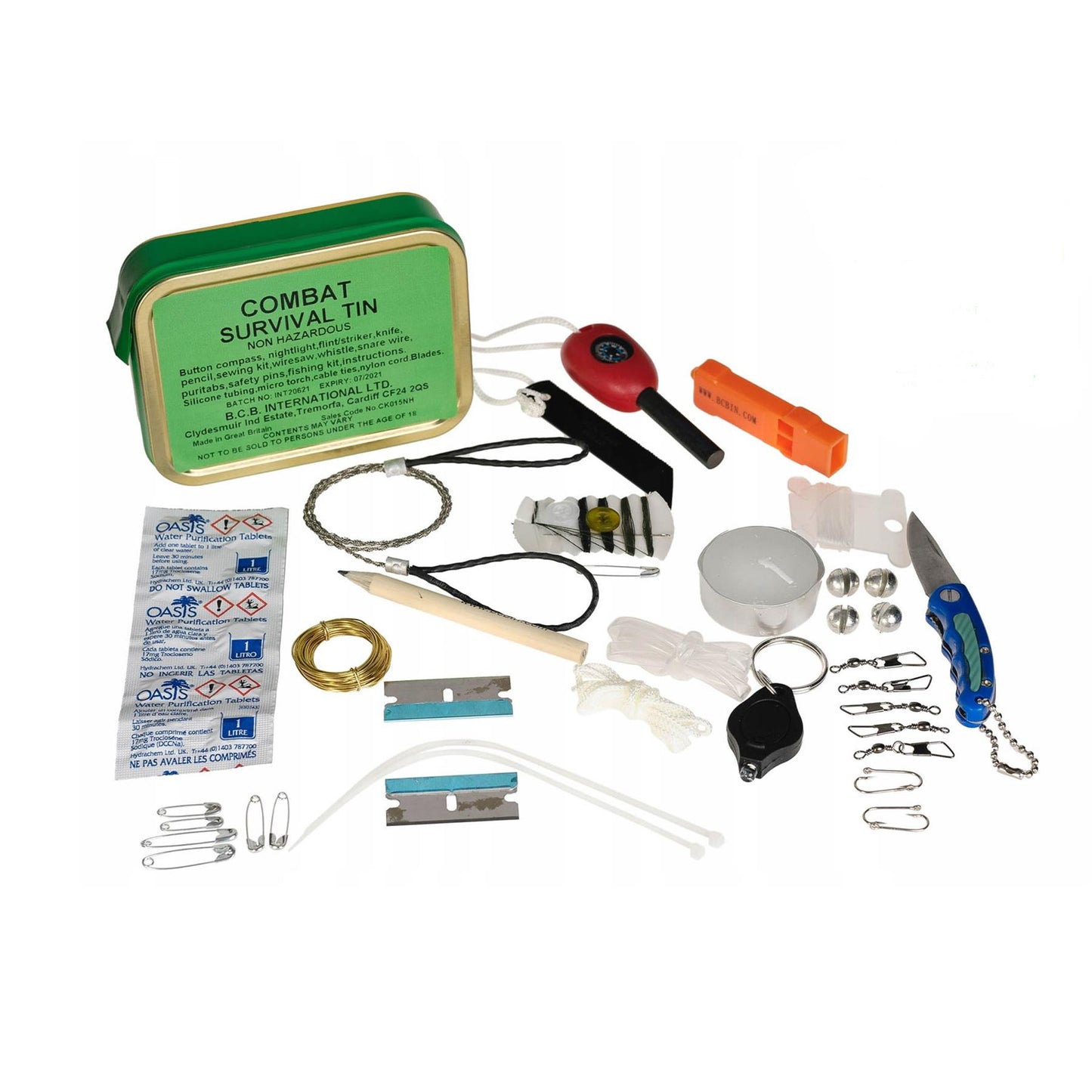 BCB Camping Hiking Survival Kit Box