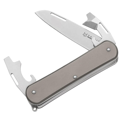 Fox Knives VULPIS FX-VP130-3 TI multi-functional pocket knife made of M390 steel