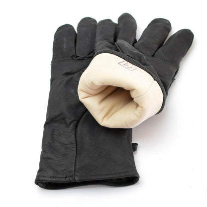 United States Army leather gloves in black