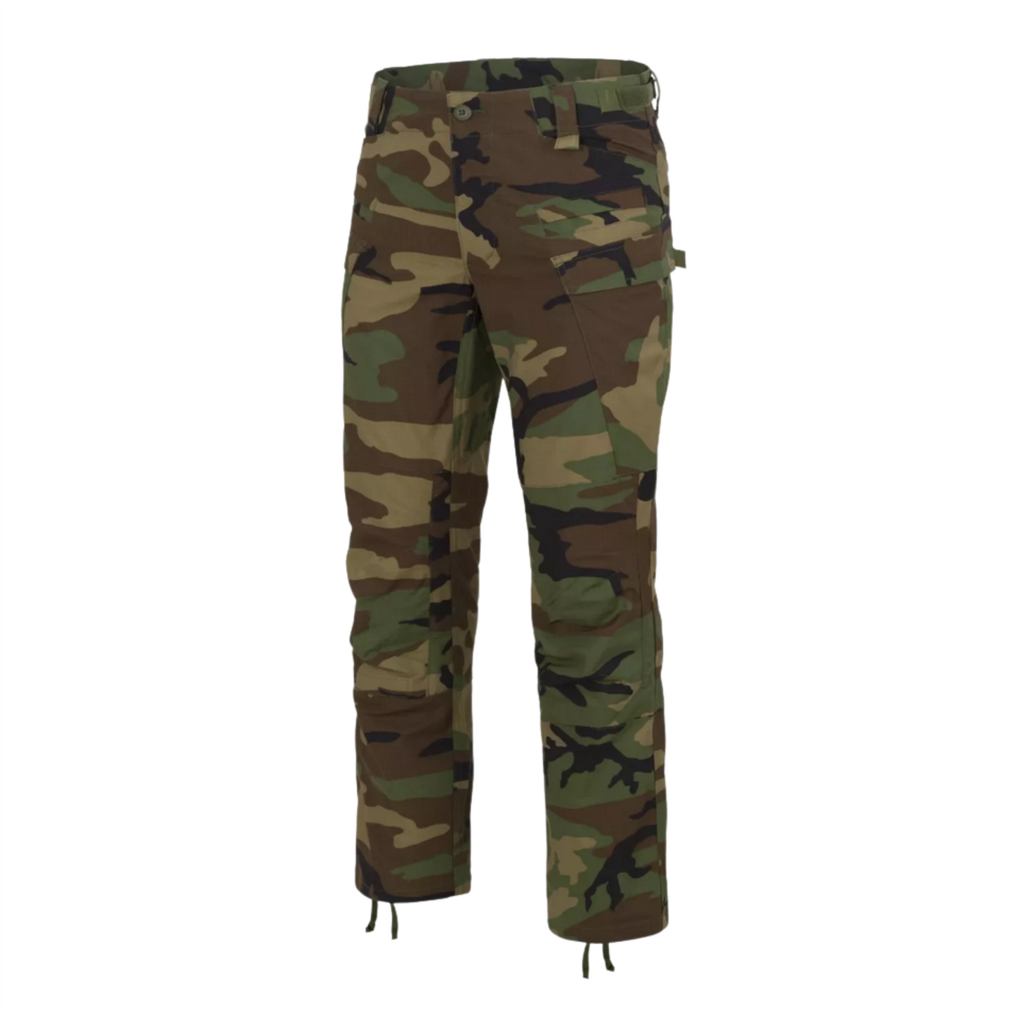 Helikon-Tex SFU Next Mk2 taktinės kelnės Ripstop Woodland marginimo