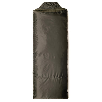 Snugpak miegmaišis 220cm su integruotu tinklu nuo vabzdžių alyvuogių spalvos komfortui ir apsaugai gamtoje.