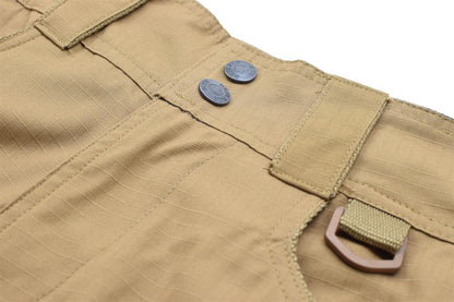 MFH Bermuda Style Cargo Shorts Khaki