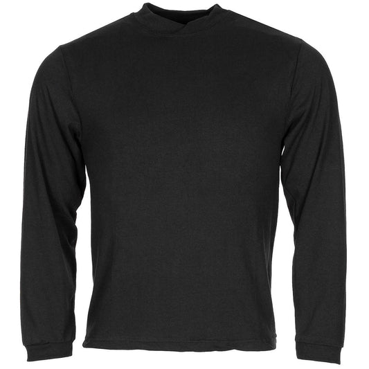 Turkijos kariuomenės apatiniai marškinėliai ilgomis rankovėmis juodi