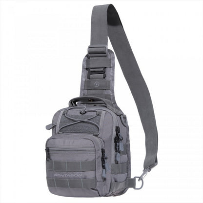 PENTAGON UCB 2.0 Chest krepšys 7L su MOLLE sistema, kompaktiškas taktinio stiliaus krūtinės krepšys.