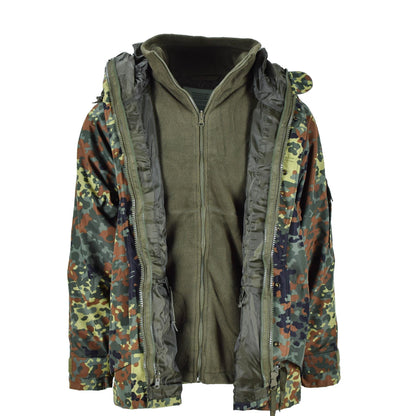 MiIL-TEC German military style waterproof jacket in Flectarn print