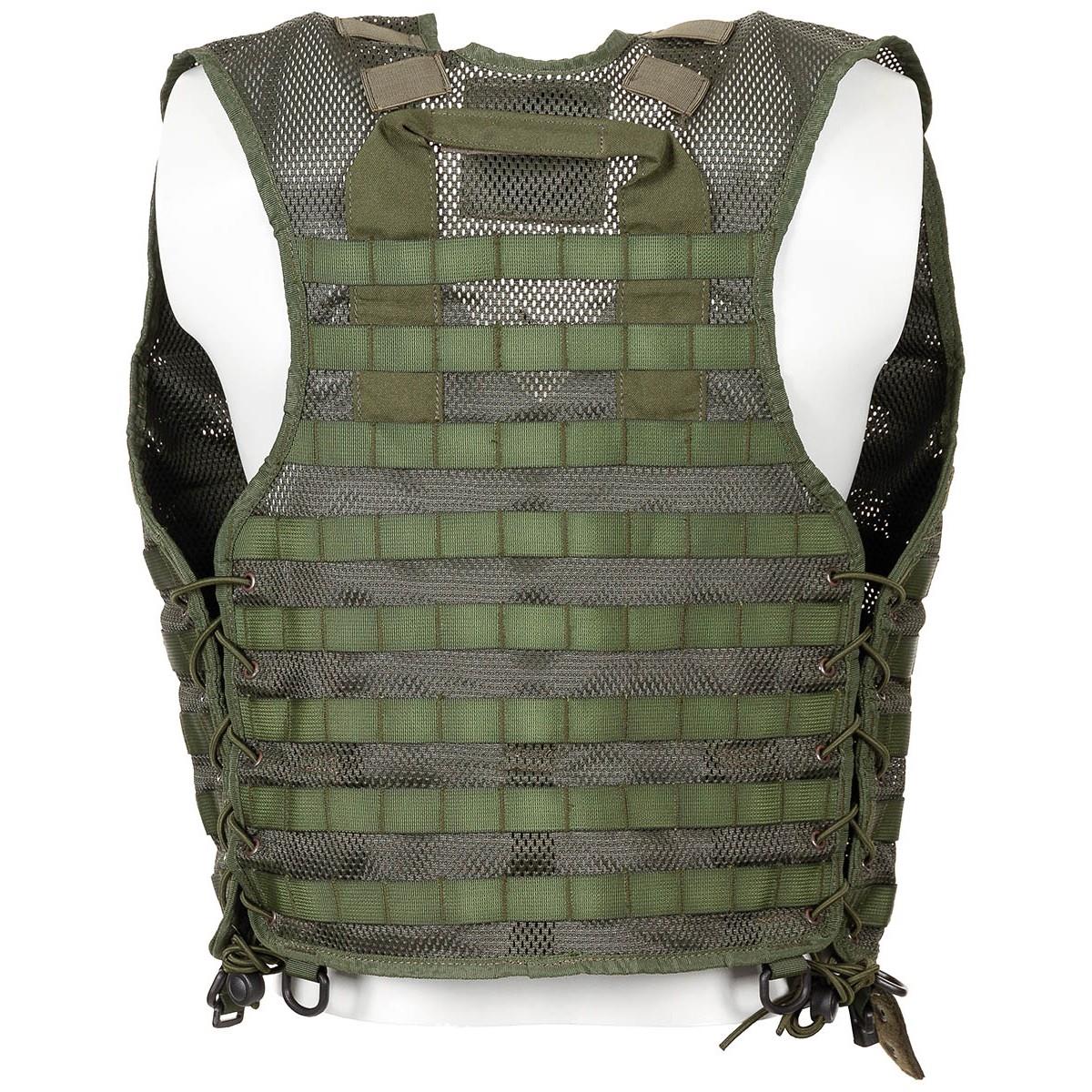 Dutch army tactical ammunition vest in olive color