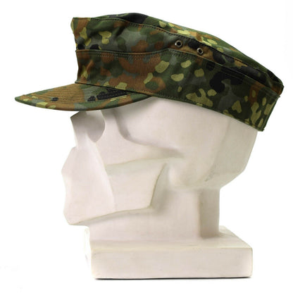 German army cap with beak Flecktarn