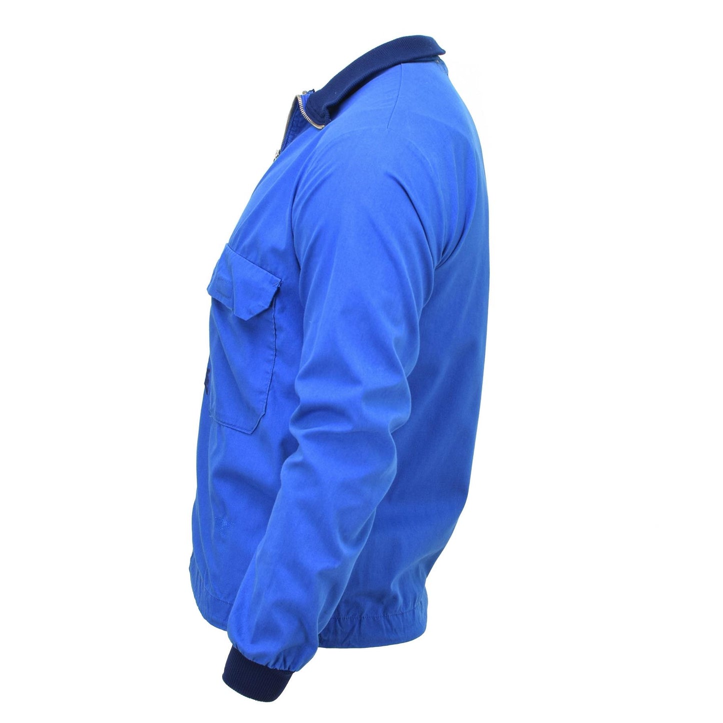 Swedish army zip-up sports jacket Blue