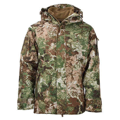 MIL-TEC fleece-lined waterproof jacket in WASP print