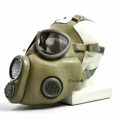 A gas mask of the Czechoslovak army during the Cold War