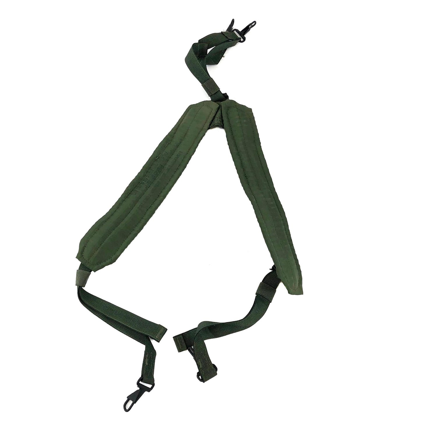 United States Army LC-2 Y-type Braces with Hooks Green