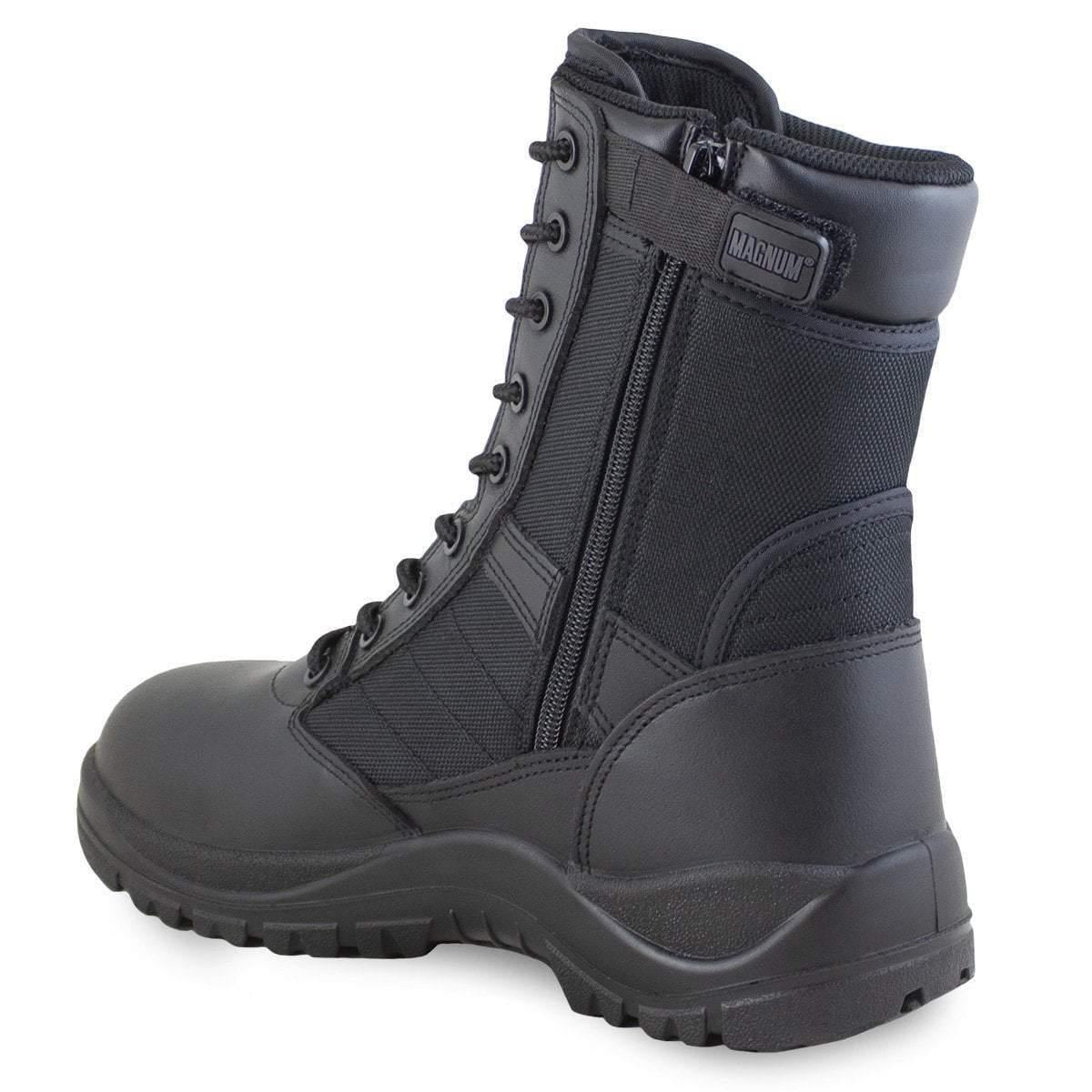 Magnum Centurion 8.0 SZ leather shoes in black color