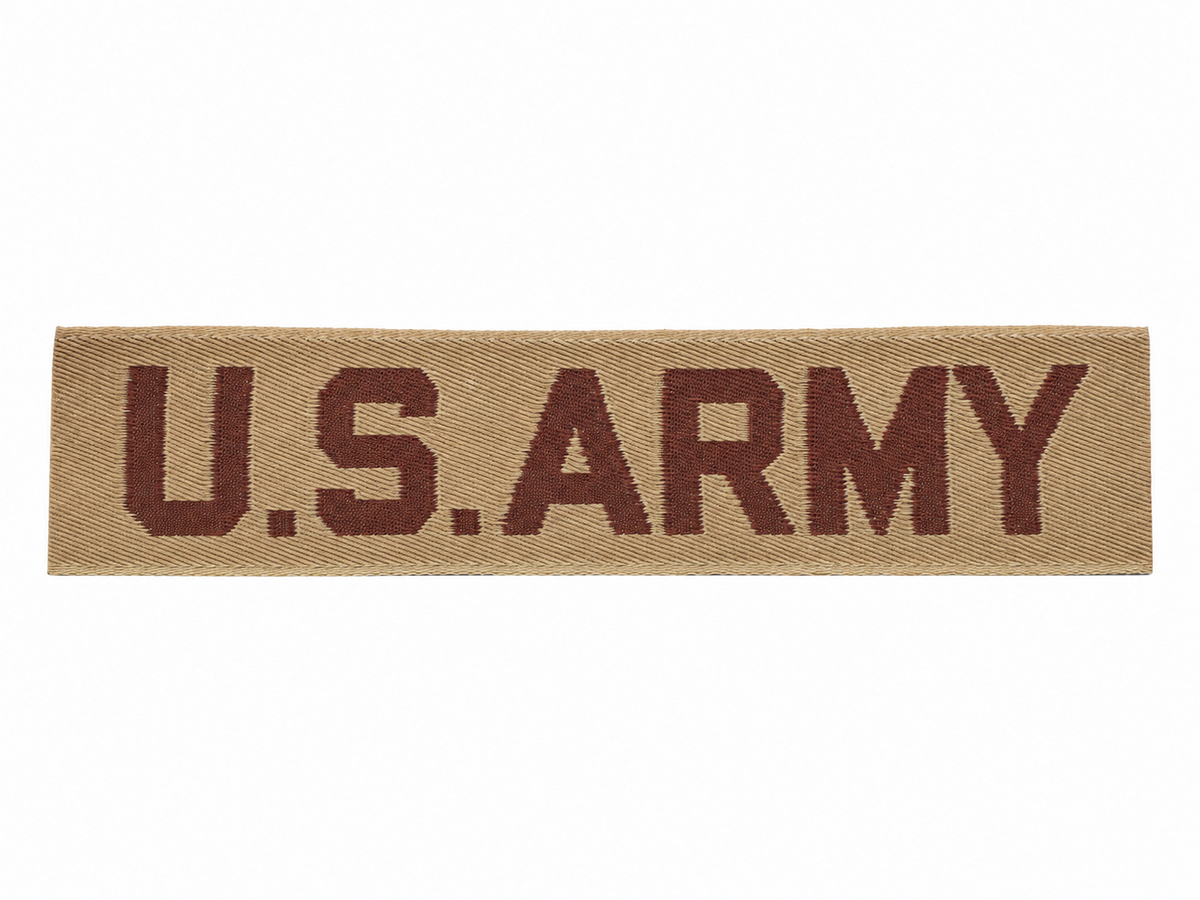 Jungtinių Valstijų kariuomenės krūtinės antsiuvas emblema Khaki