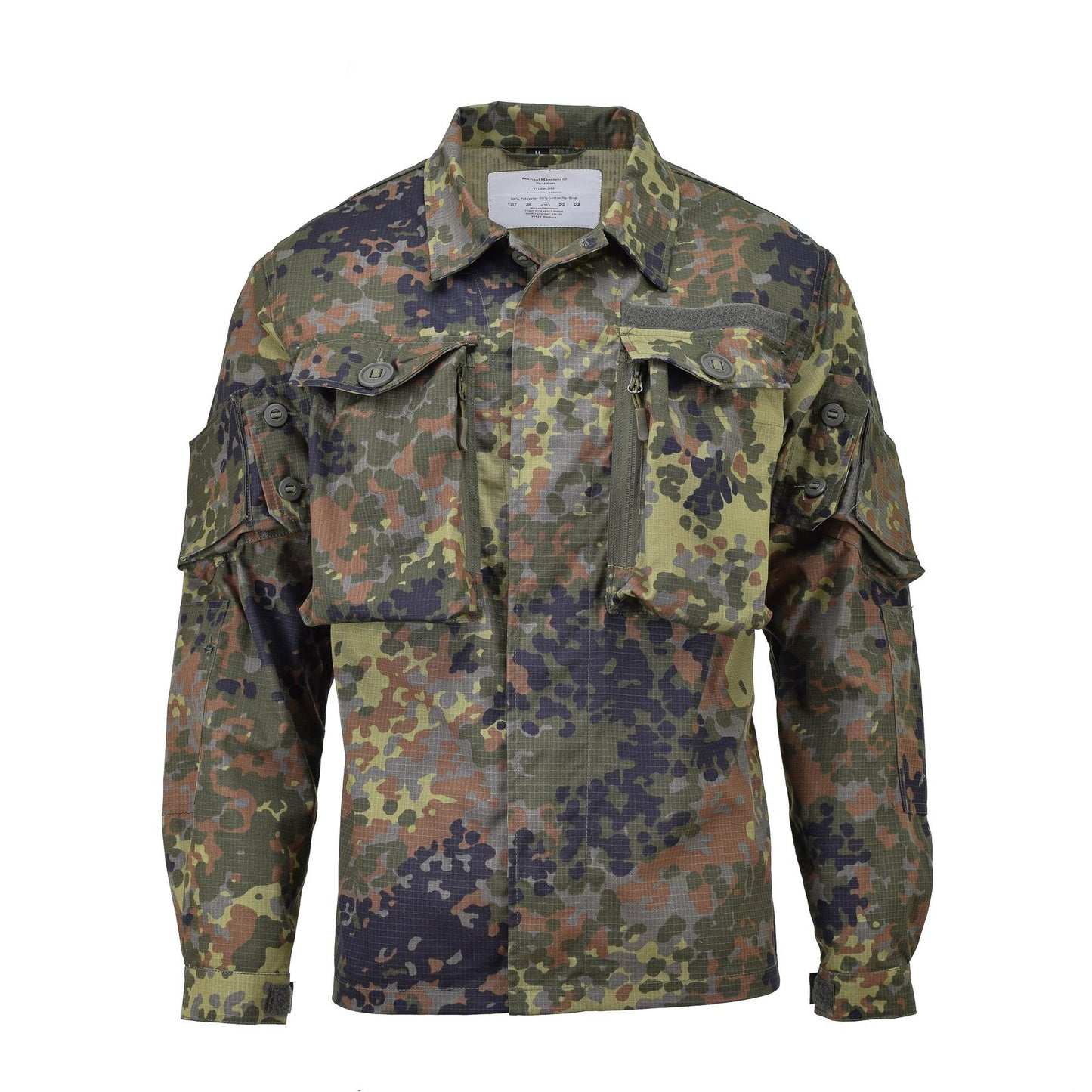 TACGEAR German army style jacket in Flecktarn print 