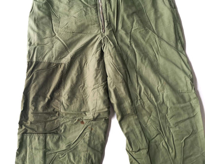 Swedish military thermal pants for cold weather Green