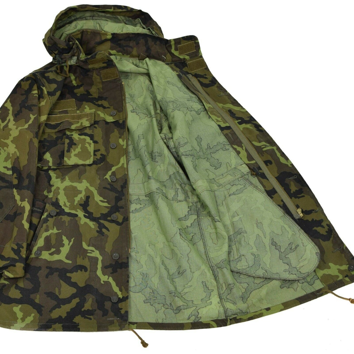 Czech army field uniform jacket with hood CZ95 printing