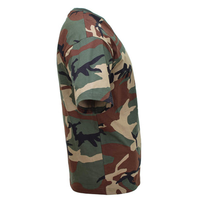 MFH US Military Style Woodland Short Sleeve Shirt