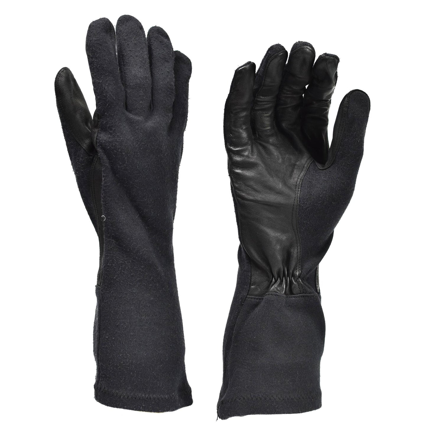 German army tactical long gloves in black color