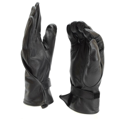 French army leather gloves Black