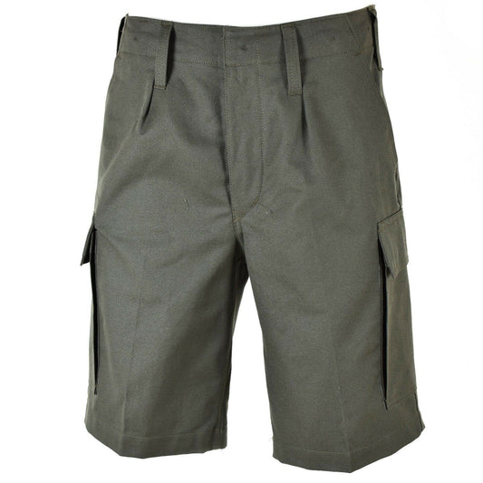 German army moleskin shorts with pockets Olive