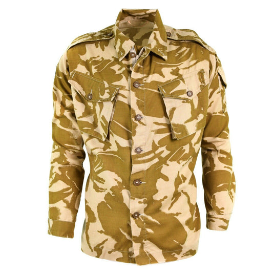 United Kingdom shirt with zip and button fastening in desert print