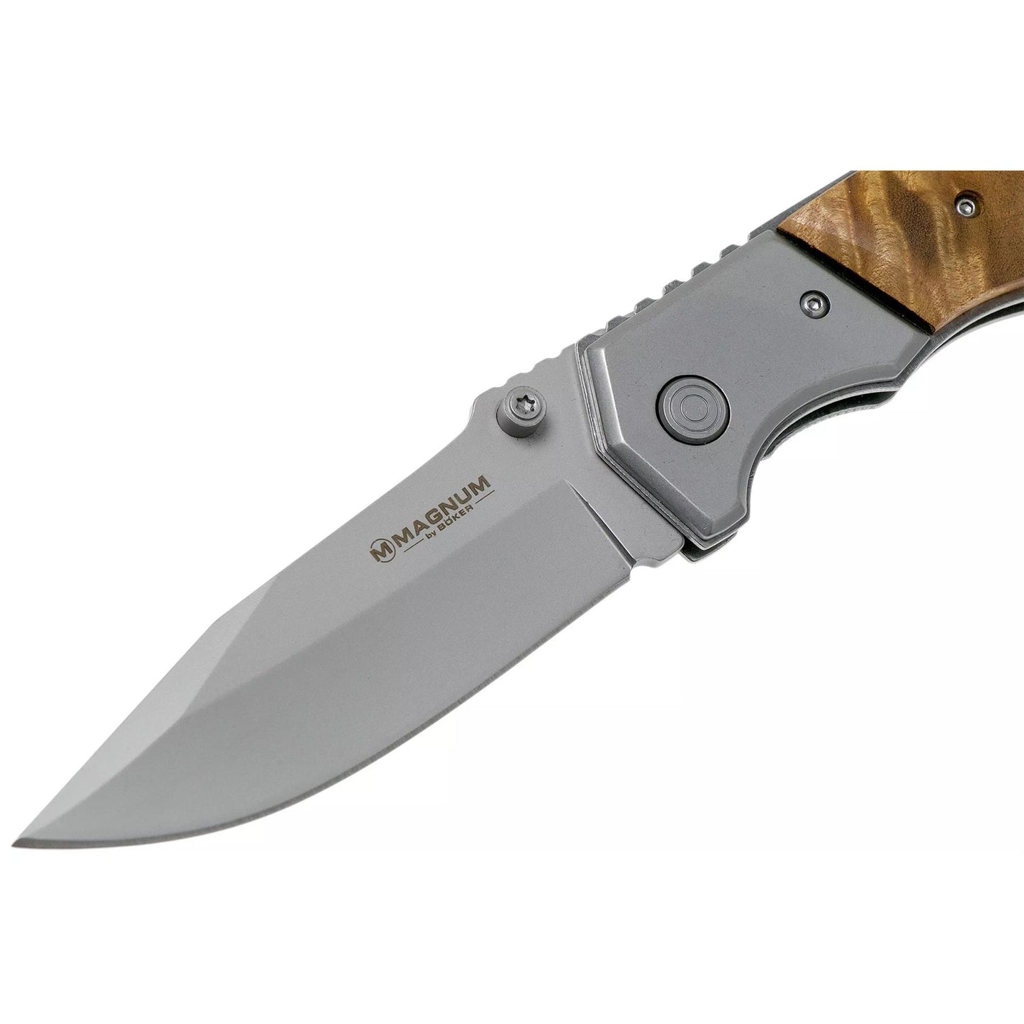 Boker Forest Ranger folding pocket knife with wooden handle