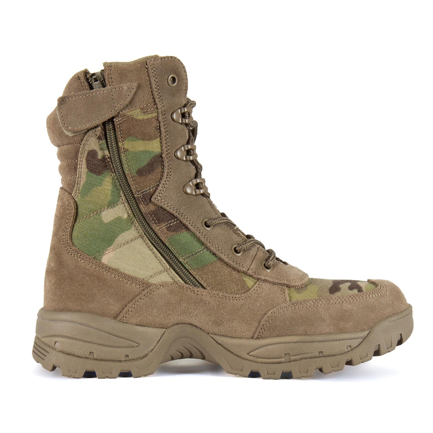 Teesar tactical boots with zipper for hunting and hiking