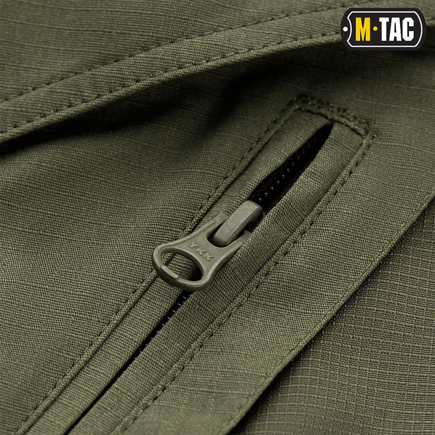 M-TAC bermuda style tactical shorts in olive color