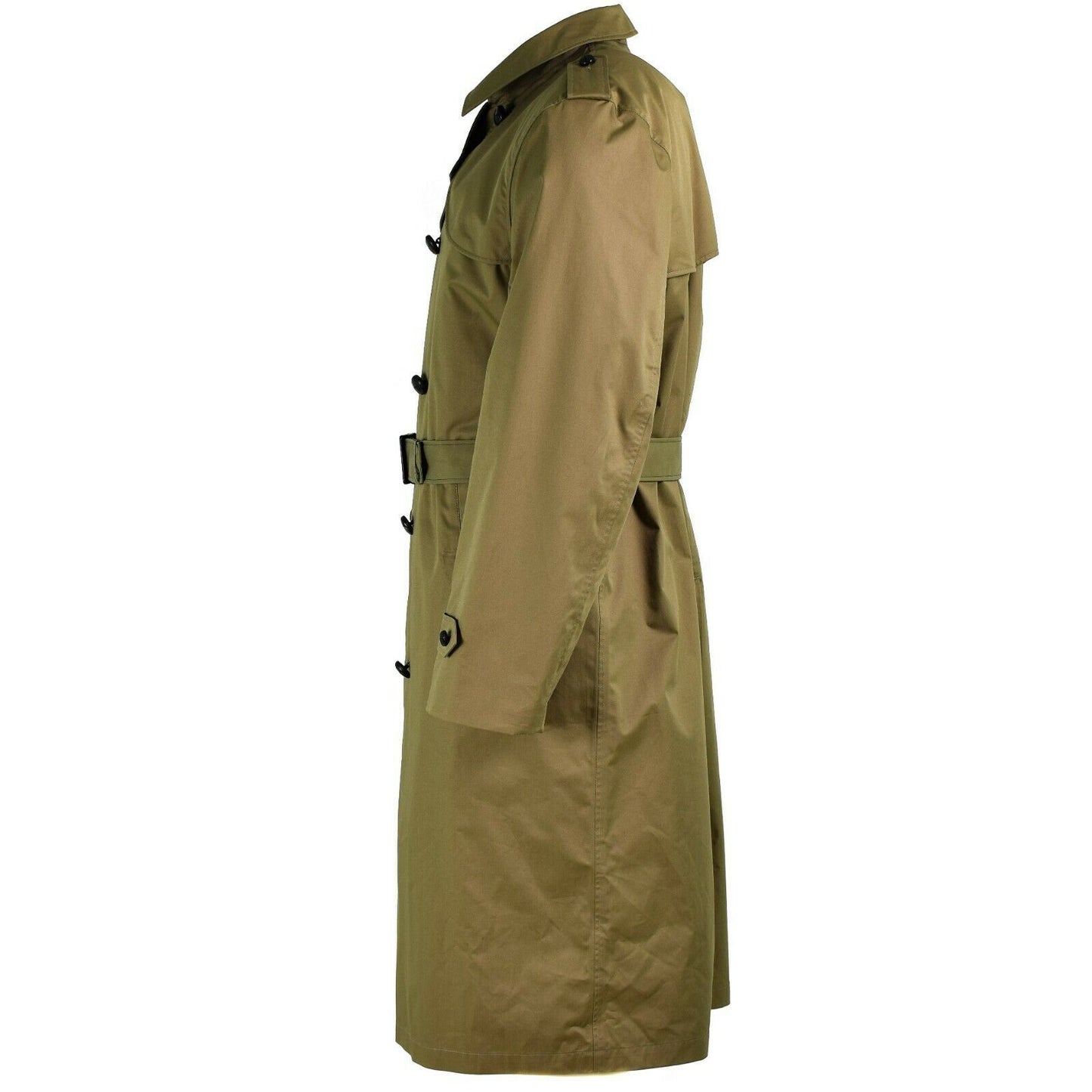 Dutch army long raincoat with lining in Khaki color