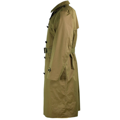 Dutch army long raincoat with lining in Khaki color