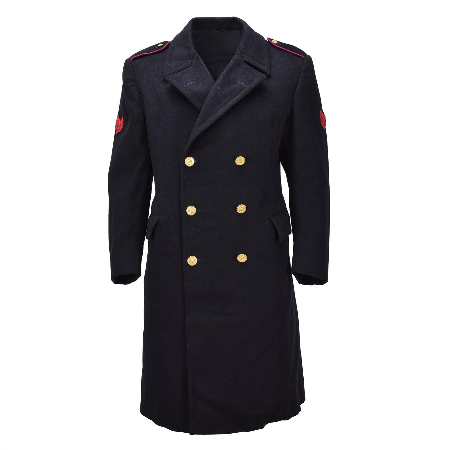 Italijos kariuomenės Carabinieri vilnonis paltas juodas