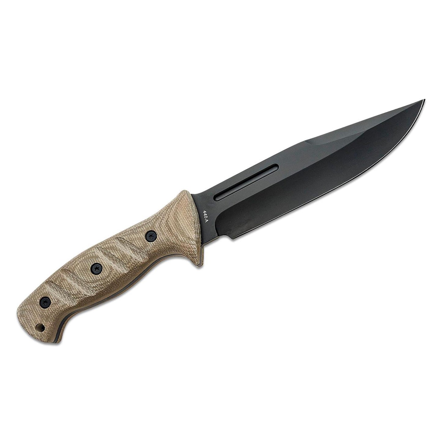 Boker Magnum Desert Warrior 2.0 Fixed Tactical Knife with Massive 440A Blade Blade