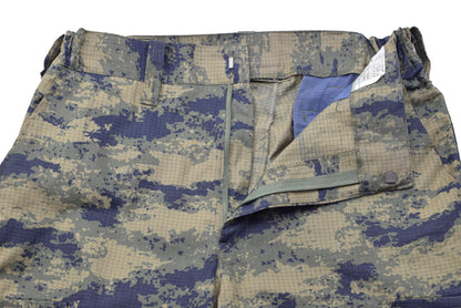 Turkish Army Tactical Ripstop Pants Blue digital printing