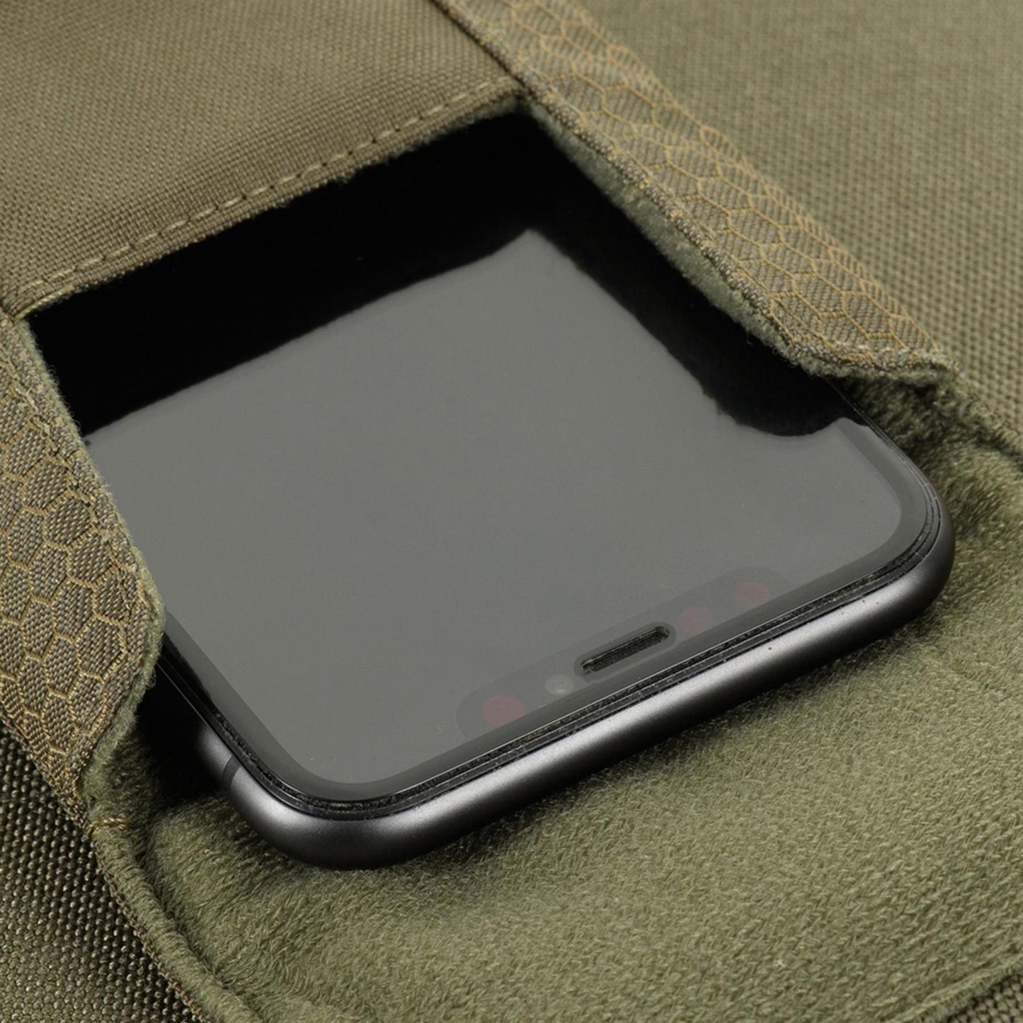 M-Tac Elite išmaniojo telefono dėklas iš 1000D Cordura alyvuogių