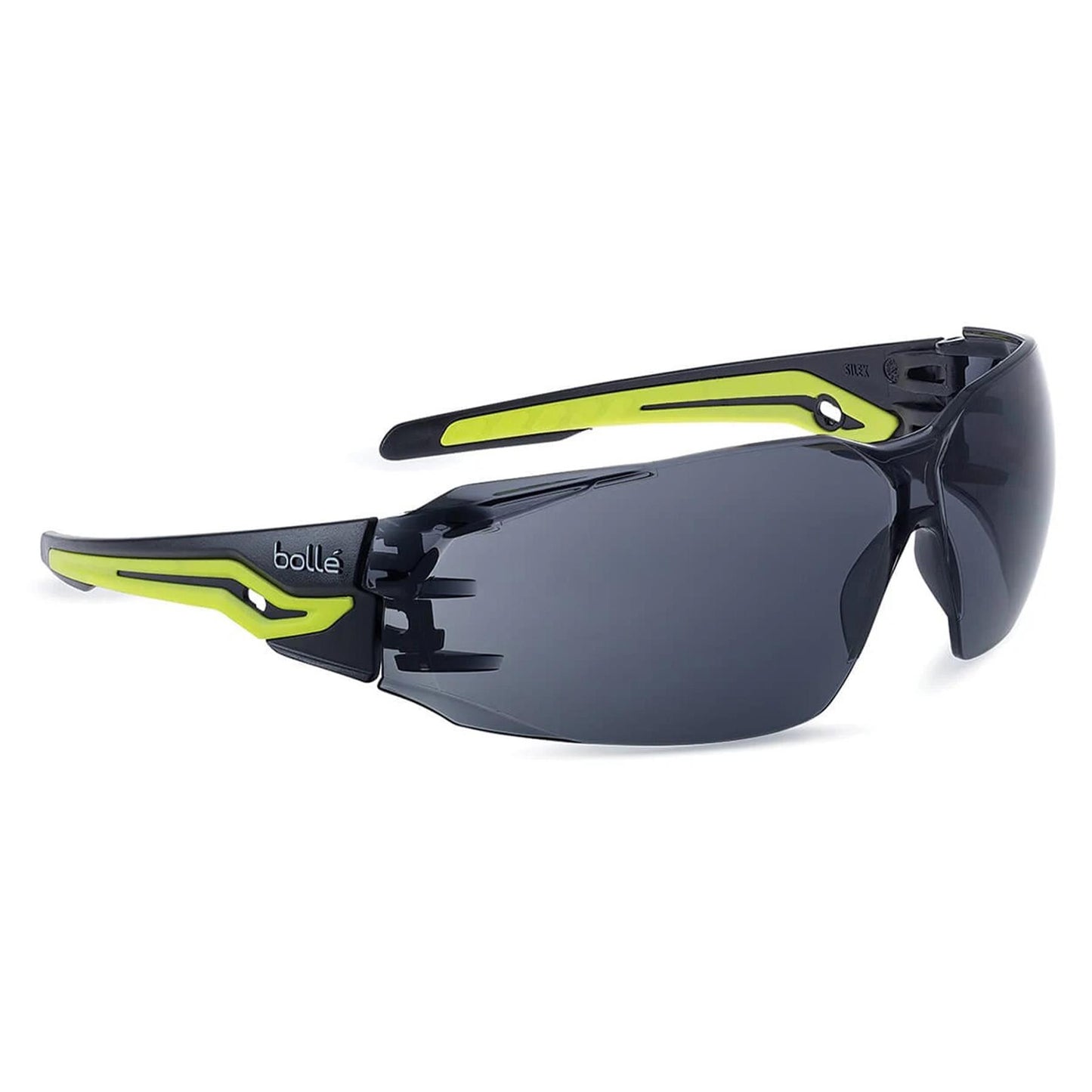 Bolle SILEX+ tactical goggles black yellow frame with tinted lens