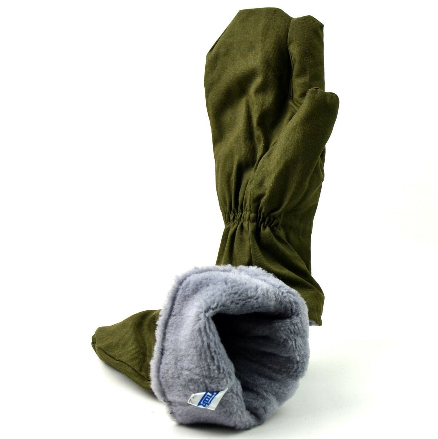 Czech army winter mittens with separate index finger Olive