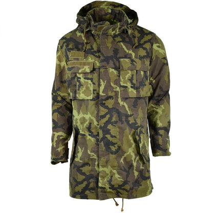 Czech army field uniform jacket with hood CZ95 printing