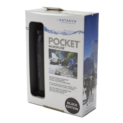 Katadyn Pocket water purification pump filter ionized ceramic