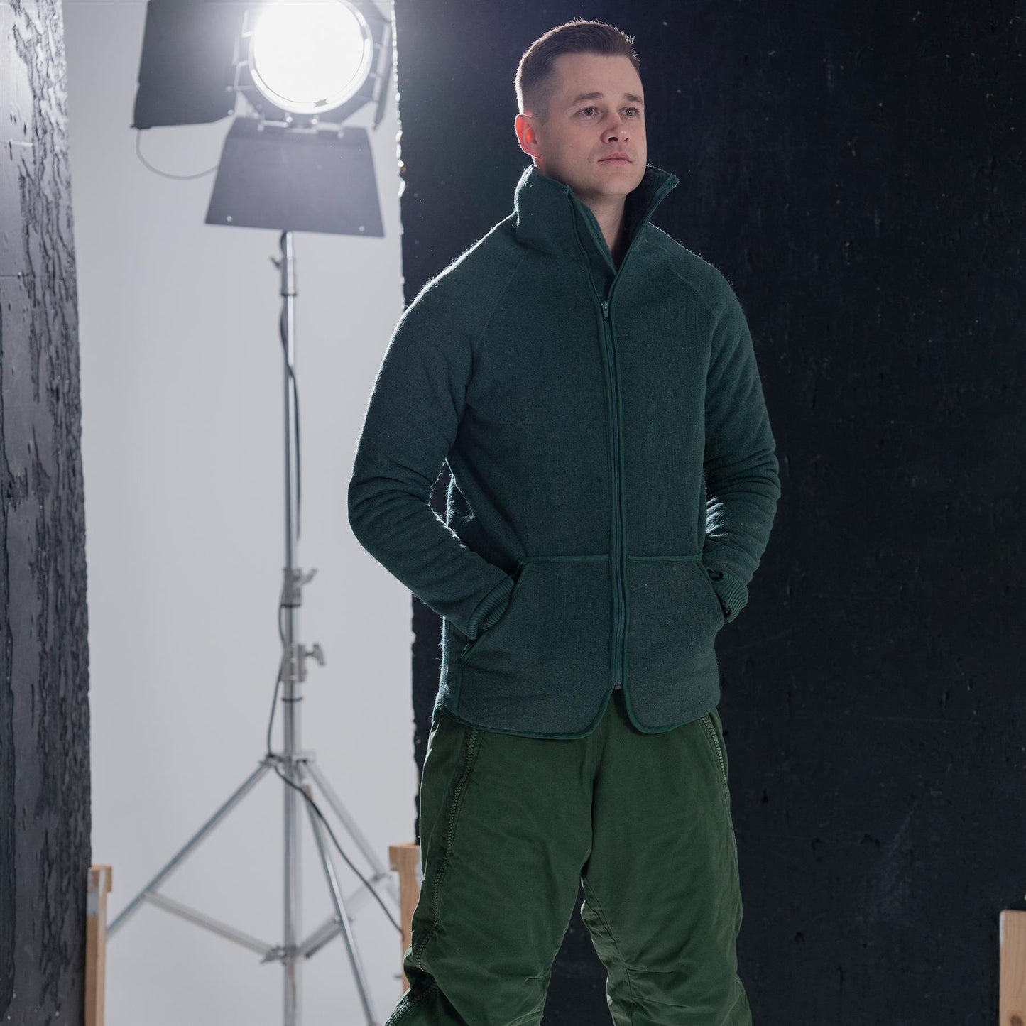 Swedish army M90 trousers for extreme cold weather Green