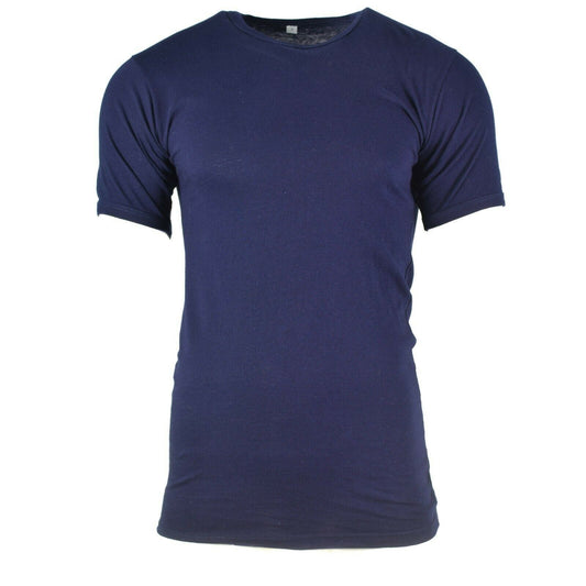 Italian Navy Short Sleeve Shirt Blue