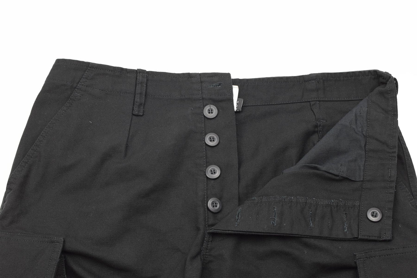 MIL-TEC Military Style Black Moleskin Shorts