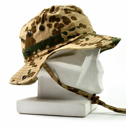 German army dessert print bonnie style cap