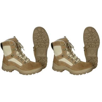 Voketian Army Tactical Field Boots Waterproof Khaki