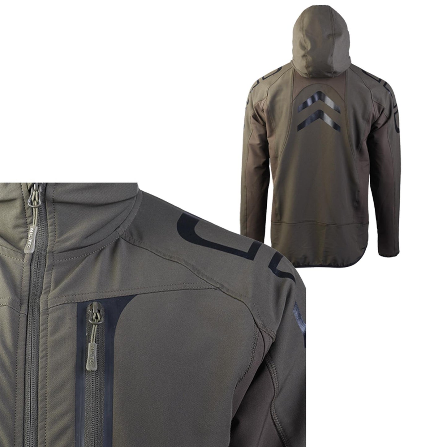 MIL-TEC Flex Tech lengva vandeniui atspari Softshell striukė