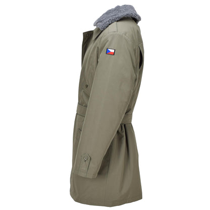 Czech army winter parka M85 with lining in olive color