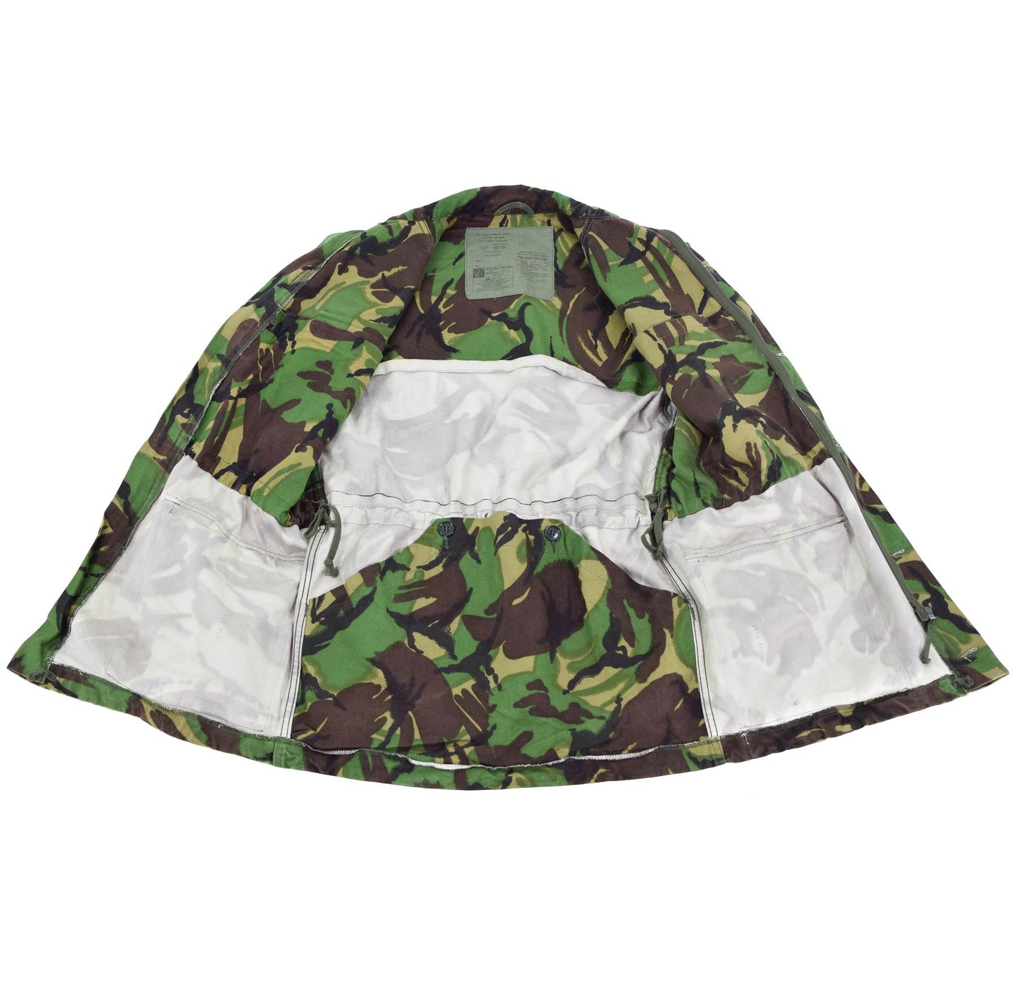 British Army Tactical Smock Style Jacket Woodland Print