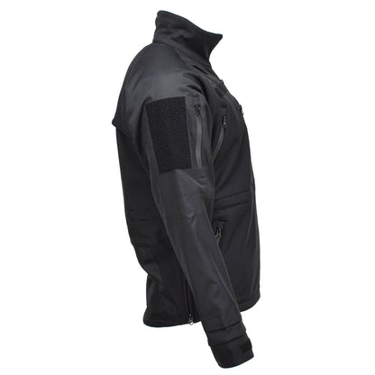 MIL-TEC wind and water resistant tactical jacket in black